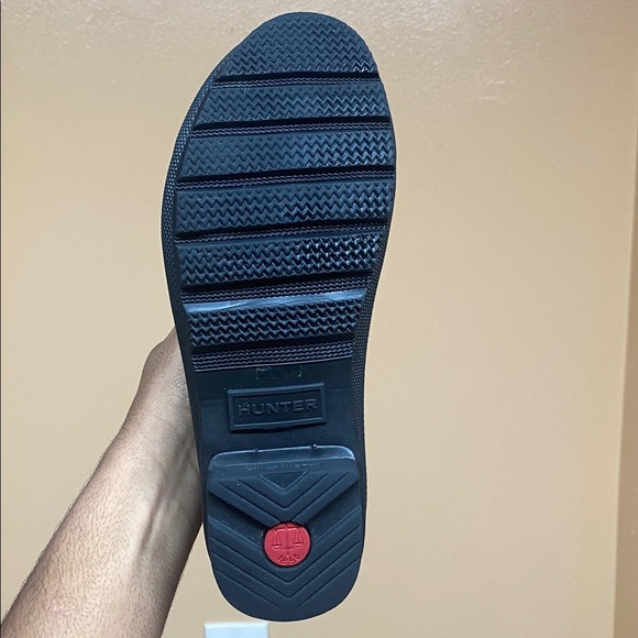 Hunter Women’s Original Matte Black Chelsea Rubber Rain Boots Size 7 - Picture 14 of 17